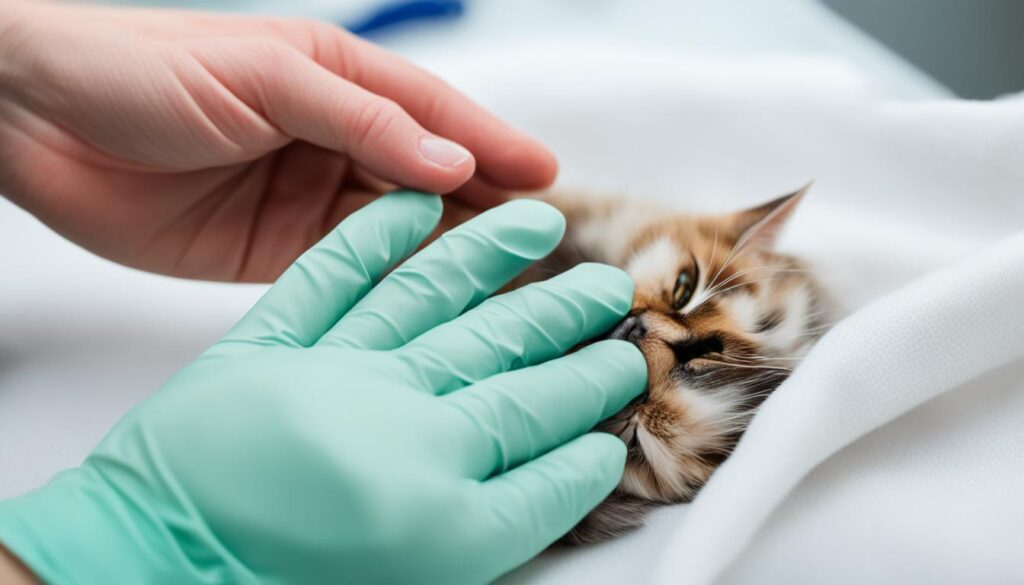 cat wound cleaning