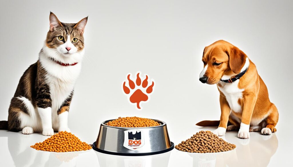 is cat food dangerous for dogs