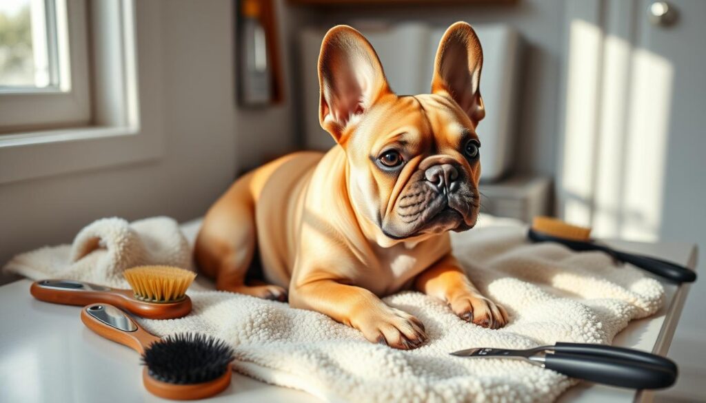 French Bulldog grooming